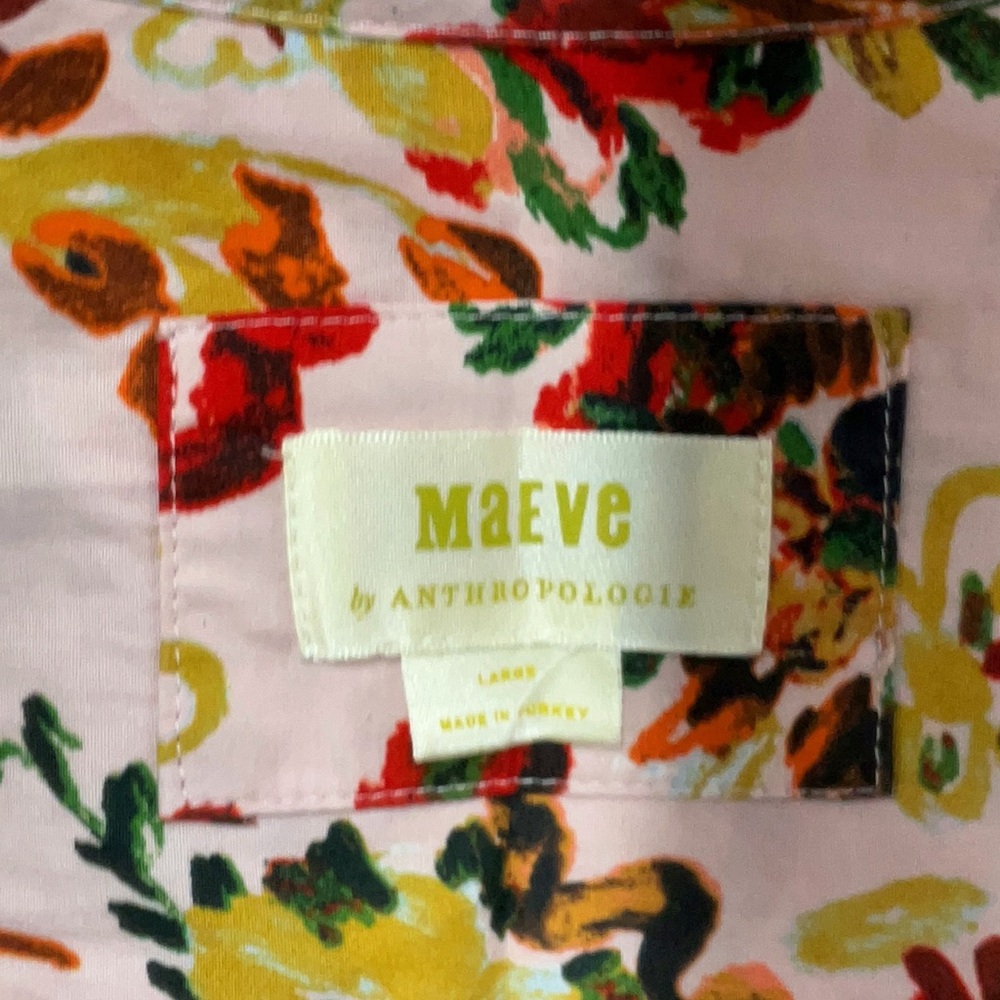 Anthropologie Maeve The Somerset in Pink Floral - Picture 4 of 7